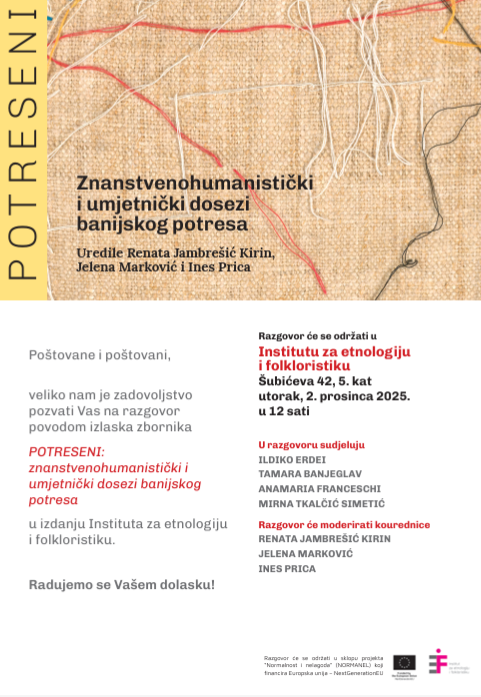 Presentation of the book “Shaken: Scholarly-Humanistic and Artistic Responses to the Banija Earthquake”